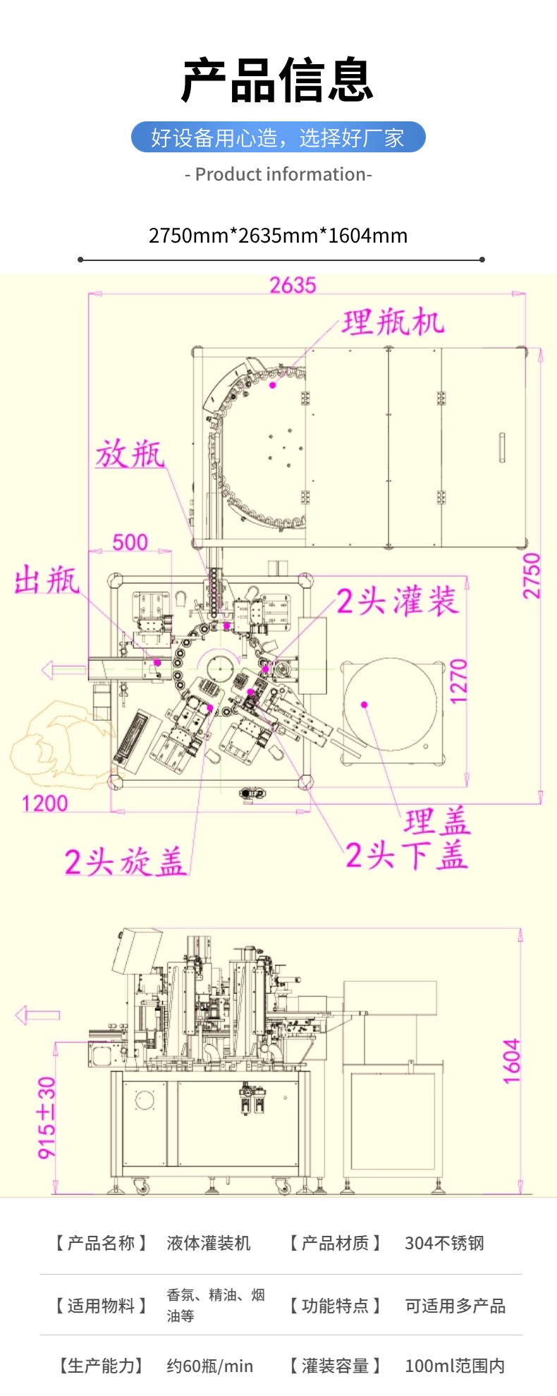 全自动烟油灌装机，灌装旋盖一体机-广州冠浩